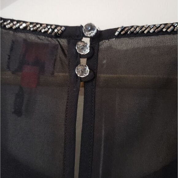 Only Sleeveless Fit & Flare Black LBD Size 6 Dress NWOT - Picture 4 of 10